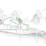 Section of Camp Alliances by Ozaeta-Fidalgo Architects and Ignacio Galán