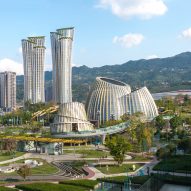 Yibin High-Speed Railway Station Gateway Development by Pelli Clarke & Partners