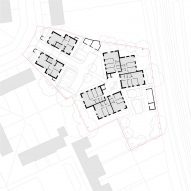 Ground floor plan of Farmstead Road, Phoenix Community Housing, by Metropolitan Workshop