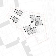 First floor plan of Farmstead Road, Phoenix Community Housing, by Metropolitan Workshop