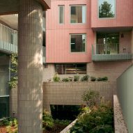SO-IL pink concrete building in Brooklyn