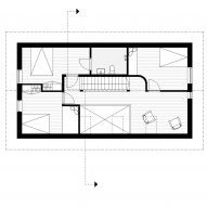 Plan of House Grimstad by Waelgaard Salim Arkitekter