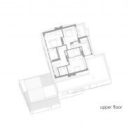 First floor plan of Villa Quince by Replus Bureau