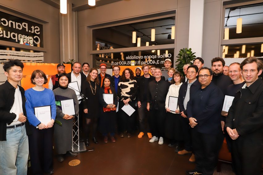 Winners of the awards in a group photo