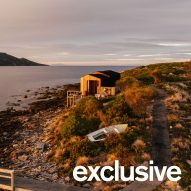 Align perches off-grid cabin on coast of tiny Tasmanian island