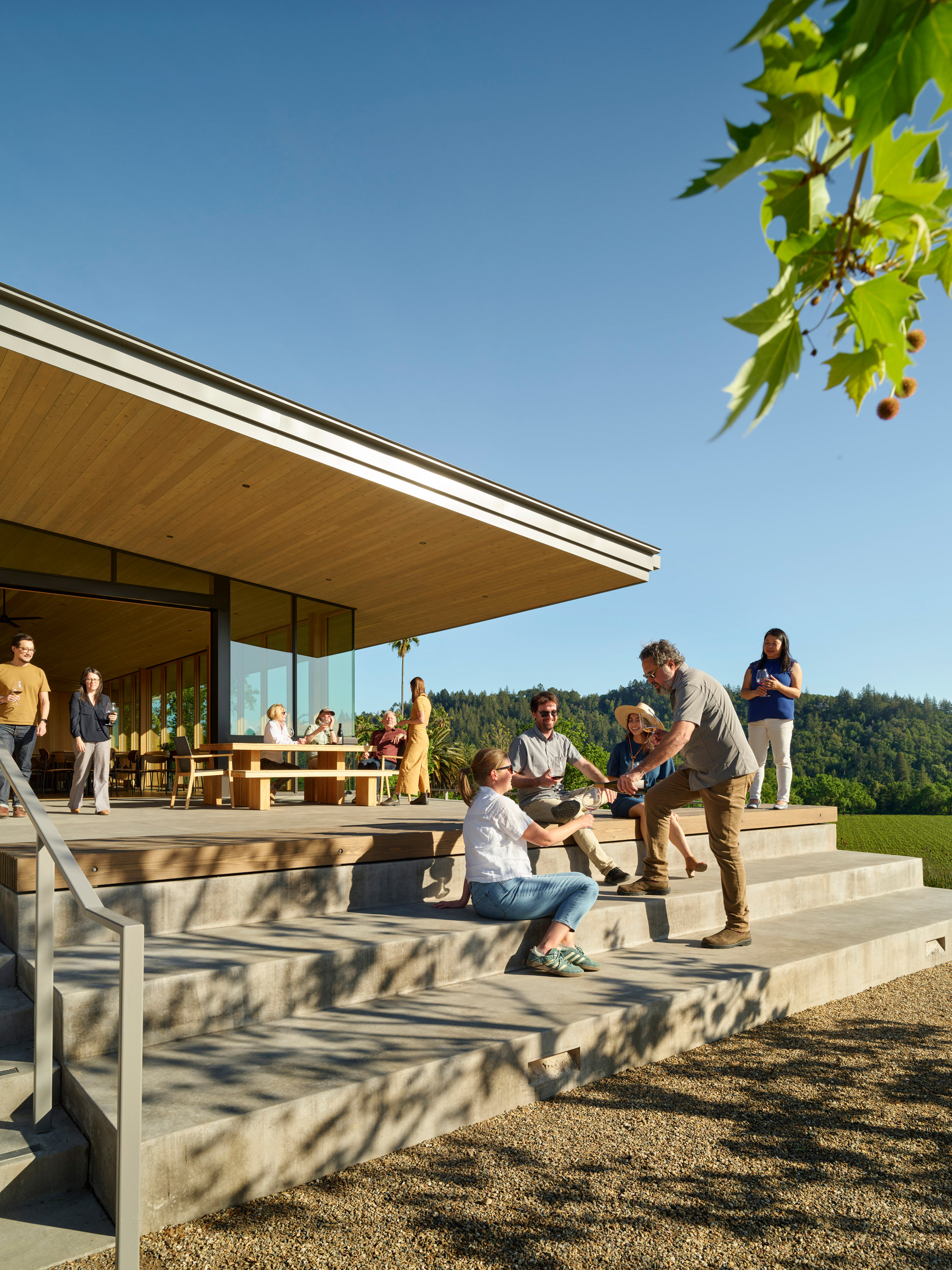 Auteur Russian River winery in California by Bohlin Cywinski Jackon