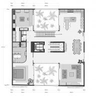 Brutalist penthouse lower floor plan