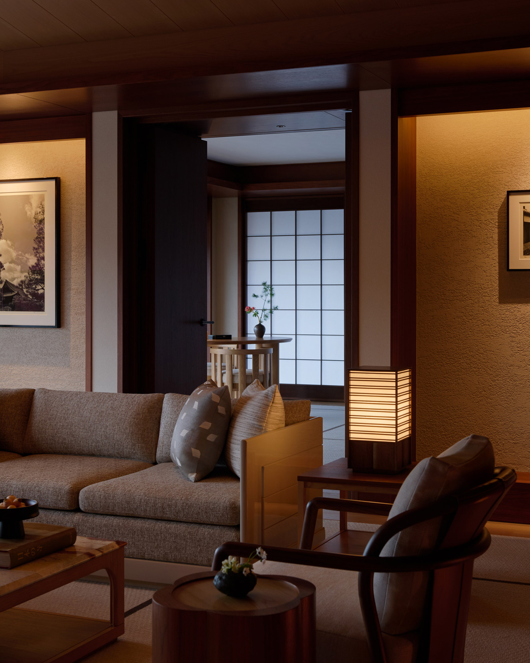 Capella Kyoto hotel by Kengo Kuma and Associates, with interiors by Brewin Design Office