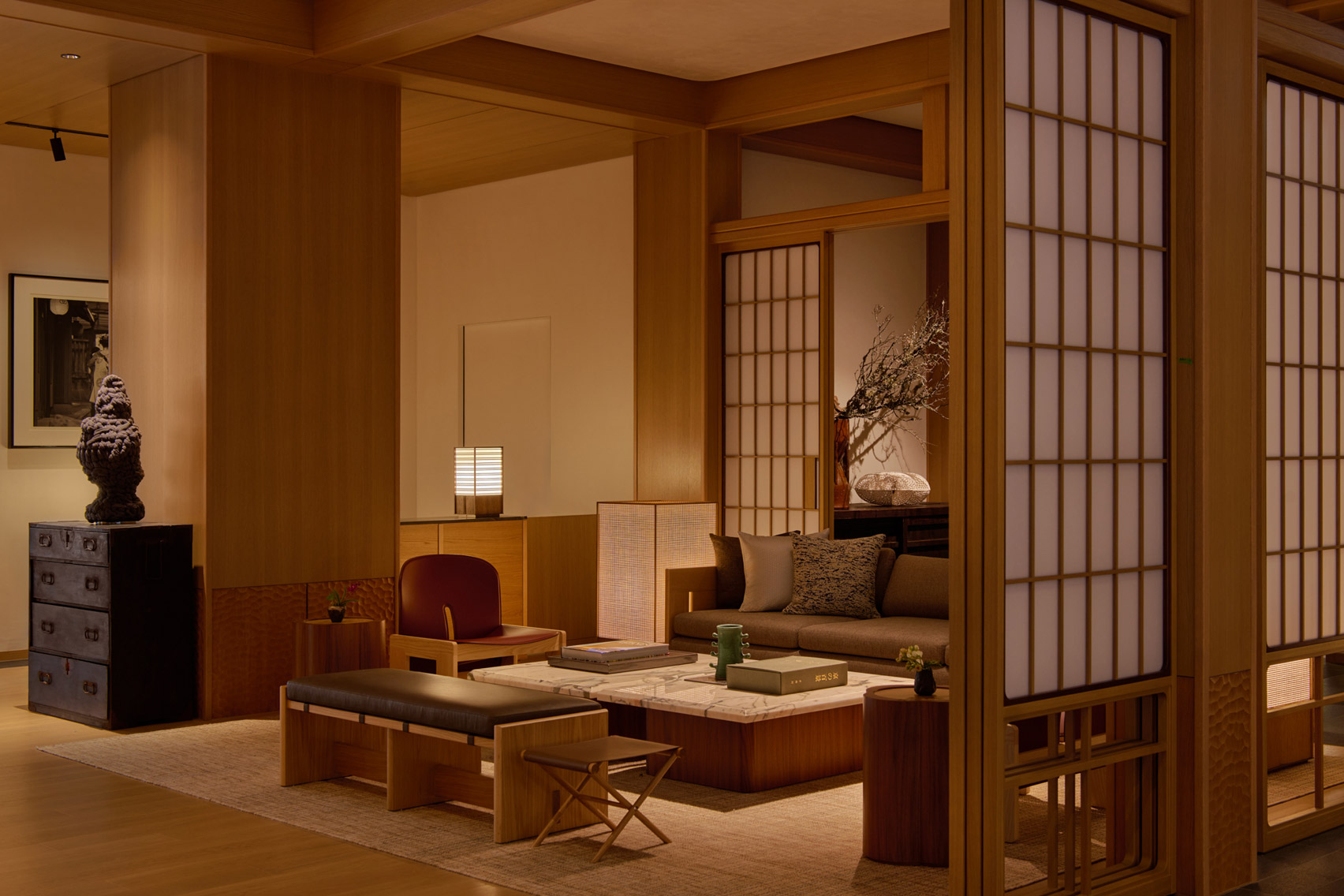 Capella Kyoto hotel by Kengo Kuma and Associates, with interiors by Brewin Design Office
