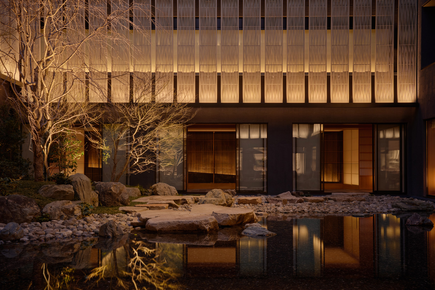 Capella Kyoto hotel by Kengo Kuma and Associates, with interiors by Brewin Design Office