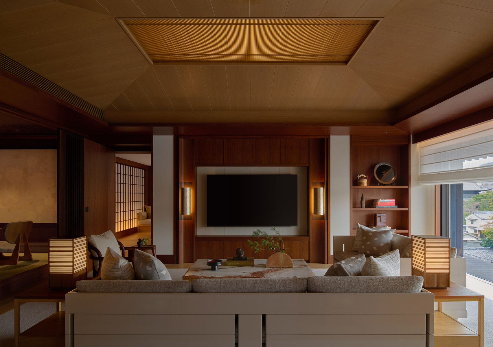 Capella Kyoto hotel by Kengo Kuma and Associates, with interiors by Brewin Design Office