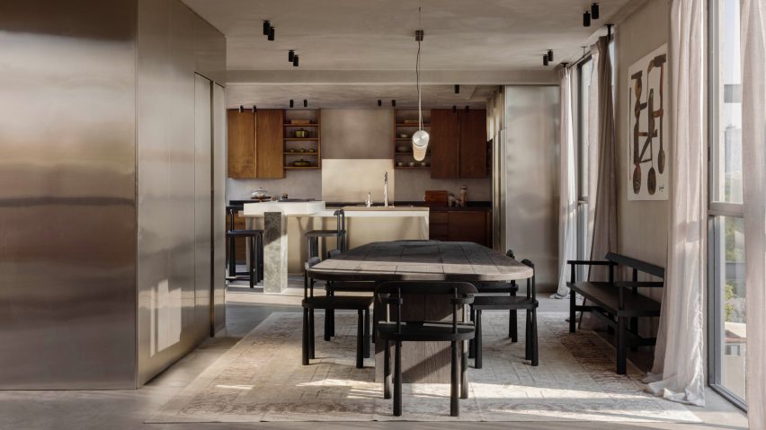 Brutalist penthouse by Barde vanVoltt