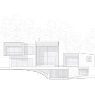 Elevation of Cedar's Kin by Omar Gandhi Architects