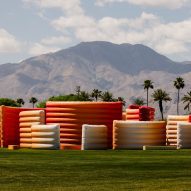 Sabine Marcelis installs Maze with "coloured walls of shade" at Coachella 2026