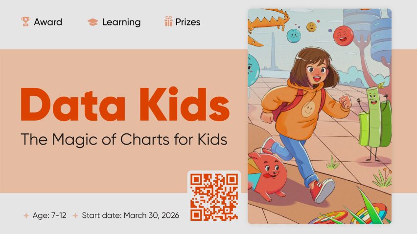 a poster for a data visualisation competition