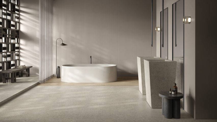 Elements Pebbles tiles by Casalgrande Padana