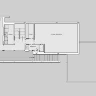 Basement plan of House in Amagansett by Khanna Schultz