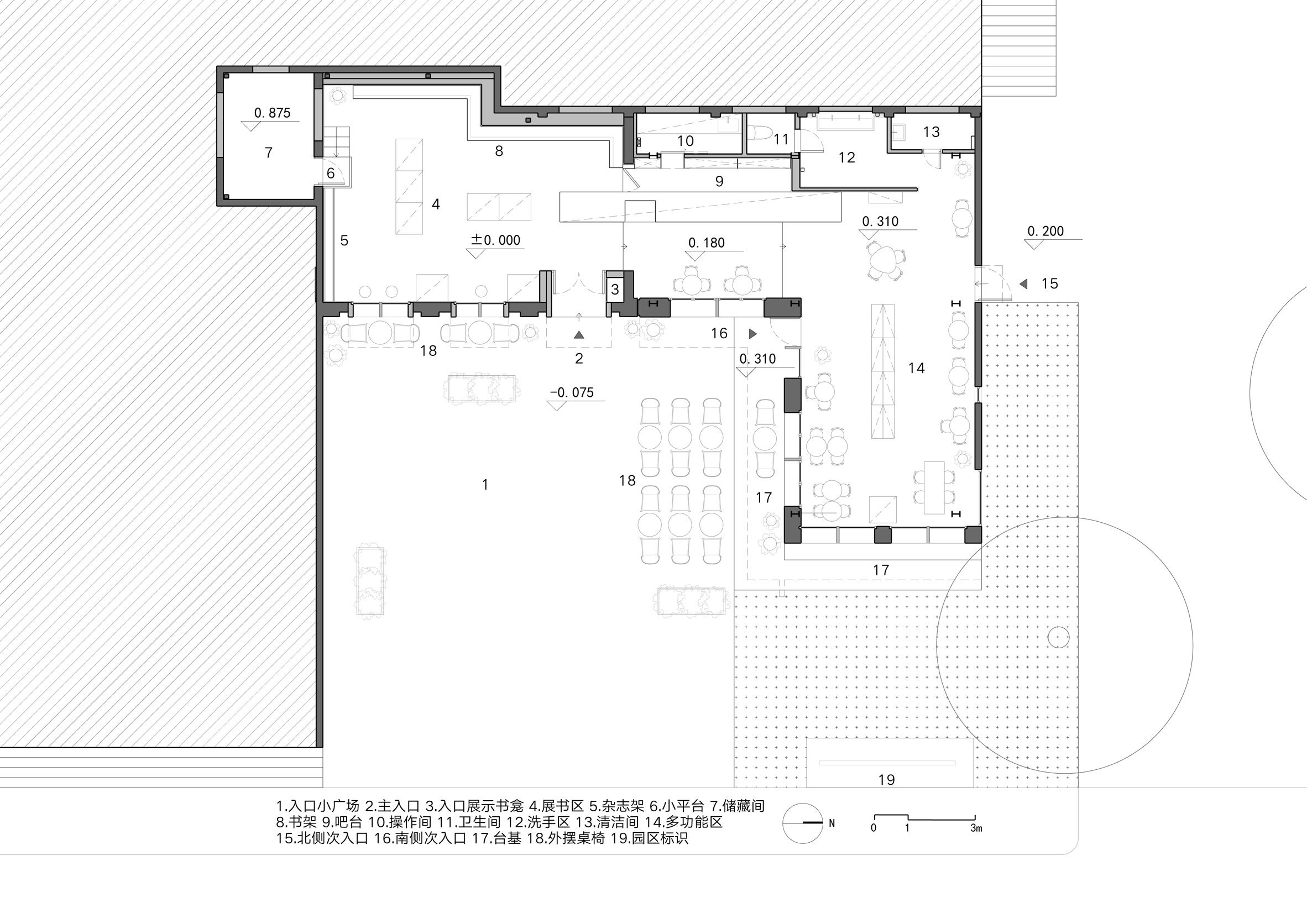 Plan of Jetlag Books Friendship Store
