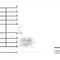 Section of Vatea by Nicolas Laisné Architectes
