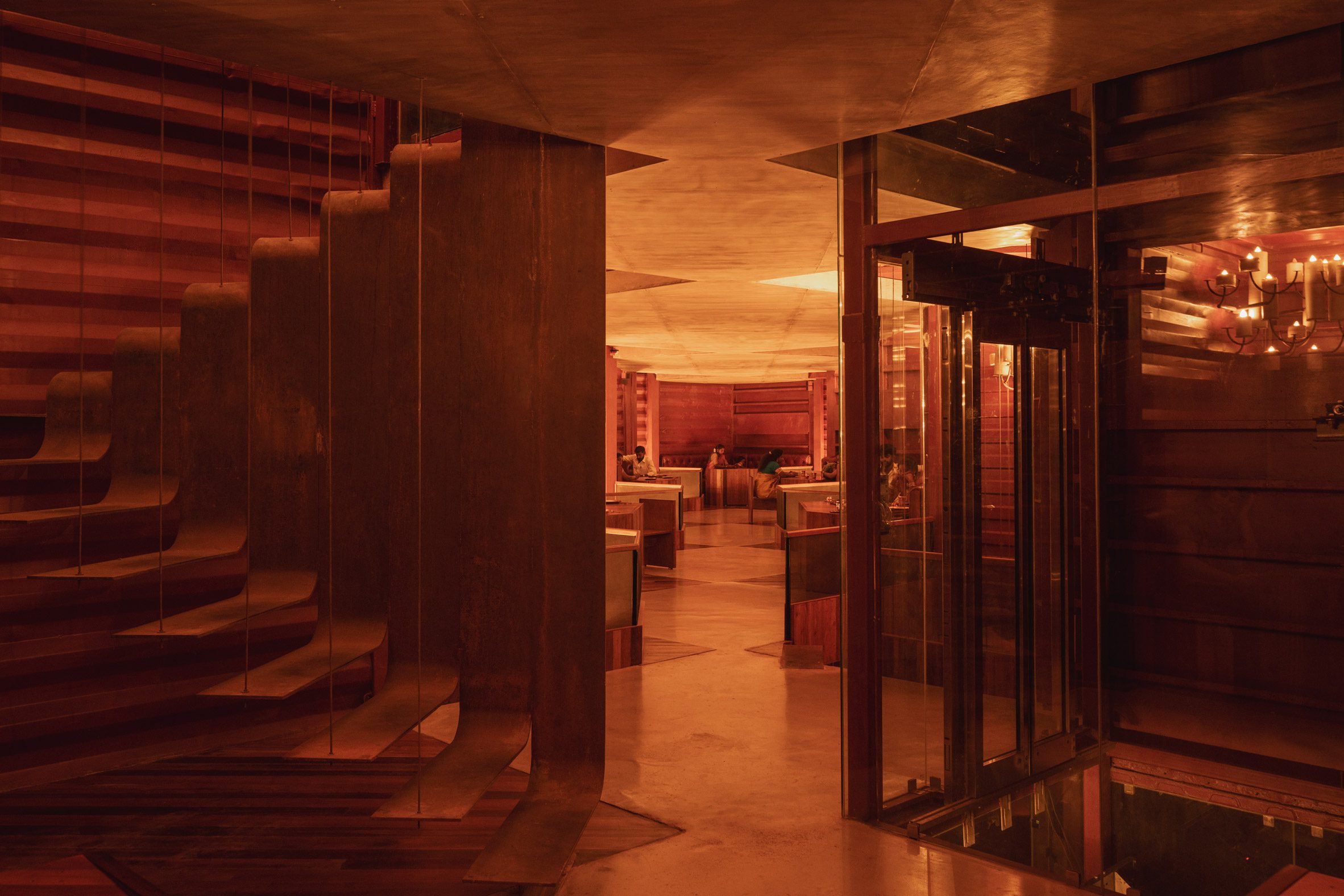 Petti restaurant in India by Wallmakers