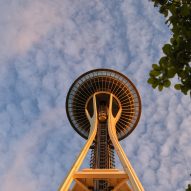 Seattle Space Needle double decker elevators