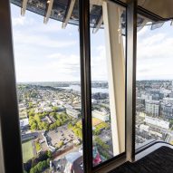 Seattle Space Needle double decker elevators