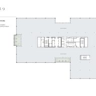 Floor nine plan of Steel House by Morris Adjmi Architects