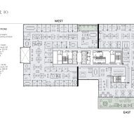 Floor 10 plan of Steel House by Morris Adjmi Architects