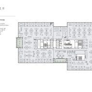 Floor 11 plan of Steel House by Morris Adjmi Architects