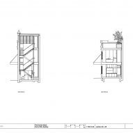 Section 4 and 5 of staircases and bathrooms