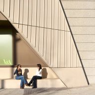 Interior of V&A East Museum in London by O'Donnell + Tuomey