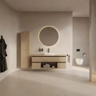 Verso modular bathroom furniture collection by Roca