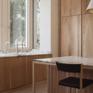 Goldstein Heather West London House timber kitchen