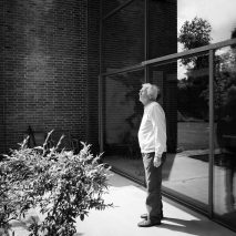 Photograph of Knud Holscher for archival exhibition