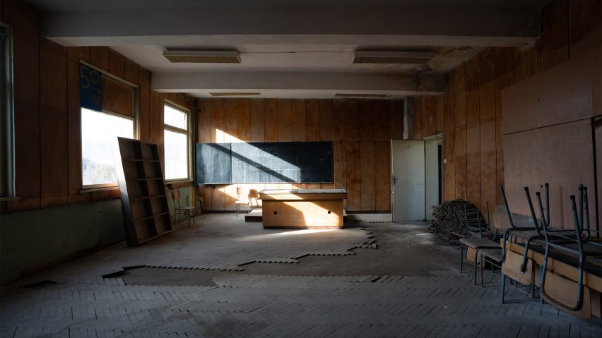 A former textile technical school in Gabrovo