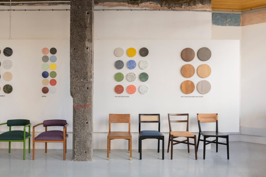 Photo of showroom in Clerkenwell, London