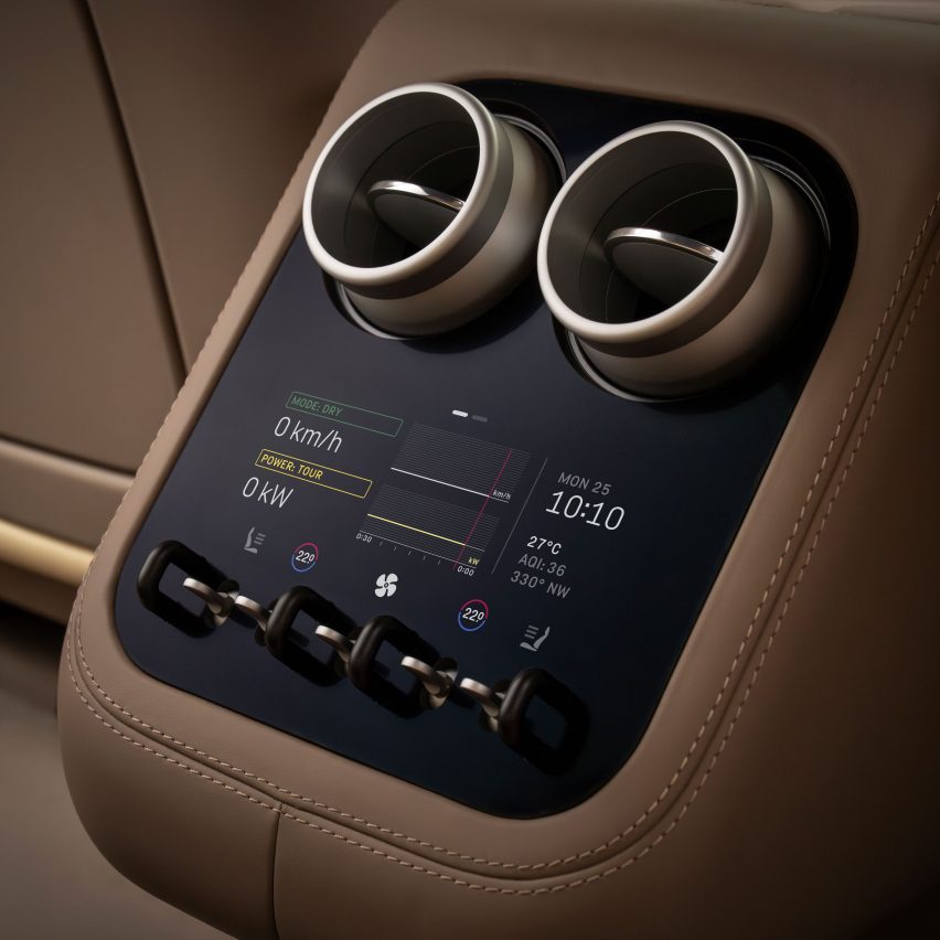 Ferrari Luce climate control panel