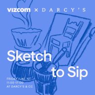 Vizcom at Darcy's and Copenhagen Contemporary: Sketch and Sip