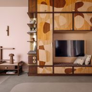 Interiors of Amaltash, a geometric Gujarat residence by Design ni Dukaan