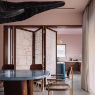 Interiors of Amaltash, a geometric Gujarat residence by Design ni Dukaan