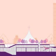 Section of the Ambrosian Monastery in Milan by Stefano Boeri Architetti