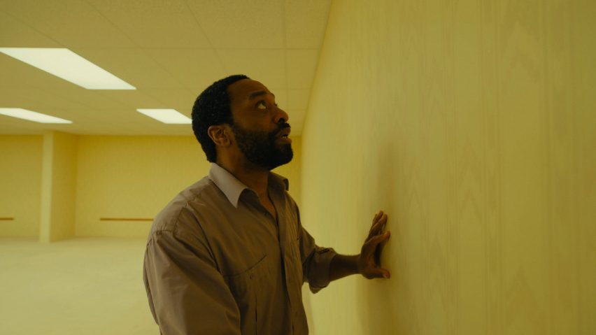 Still from the film Backrooms featuring Chiwetel Ejiofor as Clark