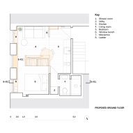 Floor plan of a London micro flat by CIAO