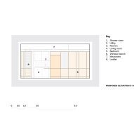 Section by a London micro flat by CIAO