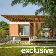 Eleena Jamil shades Malaysian guesthouse with bamboo and steel canopy