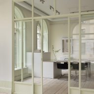 Real estate agency Fantastic Frank's showroom in Stockholm, designed by ASKA