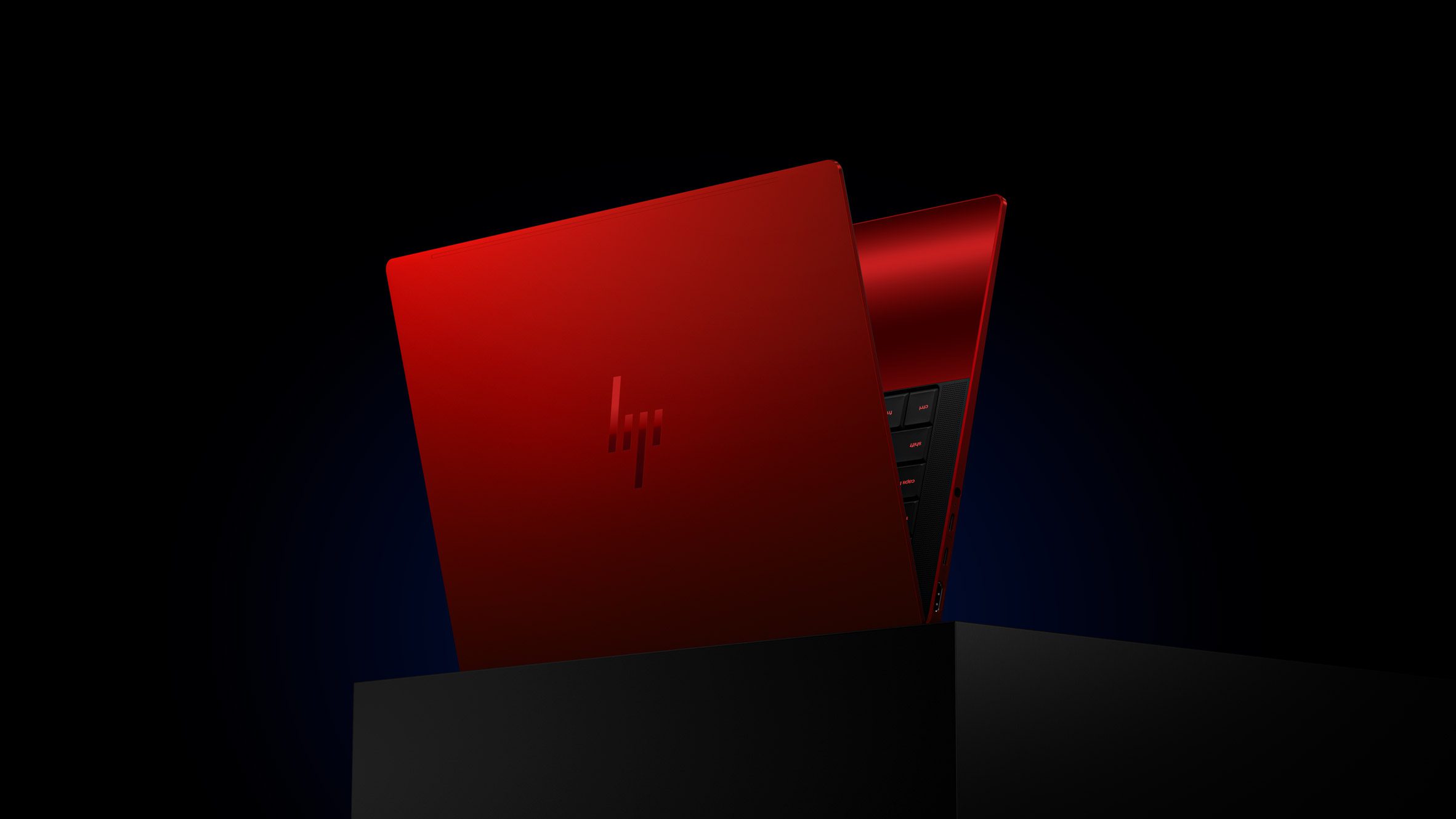 portátil rojo