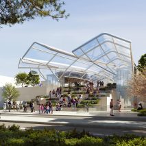Getty Center tram stop Redesign