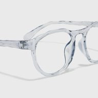 Heatherwick Studio designs glasses for Jins informed by movement of liquid