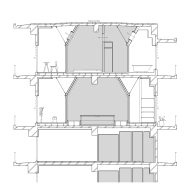 Section of Nakano House by KUMA & ELSA